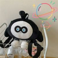 Nouveau Sac à Dos en Peluche pour Enfants, Modèle Poupée Mignonne 'Egg Boy' Tendance Internet, Jouet en Peluche