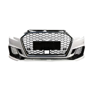 Kit Carrozzeria <span class=keywords><strong>Paraurti</strong></span> <span class=keywords><strong>Anteriore</strong></span> Stile RS3 con Griglia Nera e Sensore Radar ACC per <span class=keywords><strong>Audi</strong></span> A3 S3 8V.5 2017 2018 2019 - Product Image 2