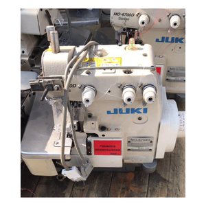 <span class=keywords><strong>จักร</strong></span>เย็บผ้าโอเวอร์ล็อคสามเส้นด้าย JUKIS 6704 6407D มือสอง ความเร็วสู<span class=keywords><strong>ง</strong></span> พร้อมโต๊ะ - Product Image 1