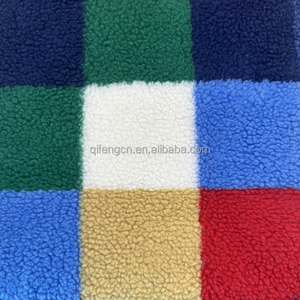 新しいシェルパフリース生地 100%ポリエステルプリントフリース生地、ラムシェルパフリース生地 - Product Image 2