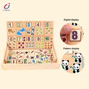 Jouets éducatifs Chengji Creative Game Think <span class=keywords><strong>Train</strong></span>, <span class=keywords><strong>jeu</strong></span> <span class=keywords><strong>de</strong></span> <span class=keywords><strong>société</strong></span> éducatif, apprentissage Montessori, jouets en bois mathématiques pour enfants - Product Image 4