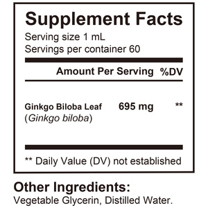 SOLOTREE Integratori Vegani di Estratto Liquido di <span class=keywords><strong>Ginkgo</strong></span> <span class=keywords><strong>Biloba</strong></span>, Estratto Naturale di Pianta, Gocce di Foglie di <span class=keywords><strong>Ginkgo</strong></span> <span class=keywords><strong>Biloba</strong></span> per il Supporto della Memoria Cerebrale - Product Image 2