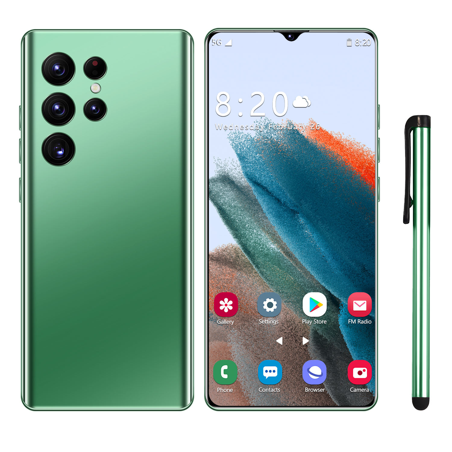 สีเขียว