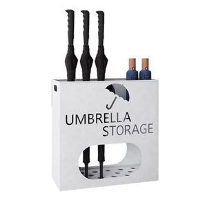 <span class=keywords><strong>Portaombrelli</strong></span> <span class=keywords><strong>bianco</strong></span> su misura 41x12x35cm per ingresso in metallo <span class=keywords><strong>portaombrelli</strong></span> per bastone da passeggio bastoncino da sci - Product Image 5