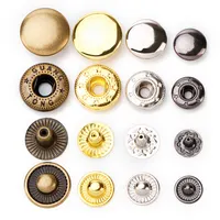 Metal baskı düğmesi yumru toka yapış toka kombinasyonu toka bir set düğmeler giyim Fastener Snaps düğmeler