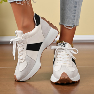 QLFashion moda Torre scarpe donna primavera e autunno nuova spessa Sole retrò comodo <span class=keywords><strong>Forrest</strong></span> <span class=keywords><strong>Gump</strong></span> accentuato Casual Sne 231 - Product Image 4