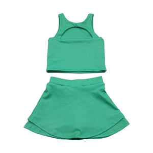 Nuevo Conjunto Deportivo para Niña Pequeña con Estampado Personalizado, Top Deportivo y Falda Corta de 2 Piezas, Conjuntos de Ropa para Niños - Product Image 6