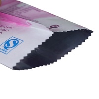 Sac rétractable en feuille d'aluminium BOPP écologique personnalisé pour les enfants qui font du shopping avec gravure et couleur rose