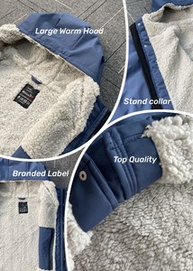 Vente en gros, parka coupe-vent, robe <span class=keywords><strong>à</strong></span> <span class=keywords><strong>langer</strong></span>, doublure polaire, veste/manteau imperméable - Product Image 5