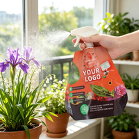 Pulvérisateur à gâchette écologique et biodégradable, imprimé en héliogravure personnalisé, pour recharge de détergent de nettoyage de jardin en pochette souple