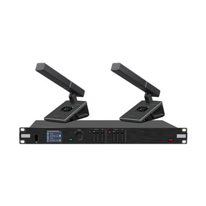 Sistema de micrófono inalámbrico profesional de doble UHF 290 con tecnología True Diversity para presentaciones en escenario. - Product Image 6