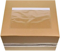 Enveloppes d'expédition en plastique transparent imperméables en gros, pochettes, impression en gravure, sérigraphie, étiquette d'expédition autocollante