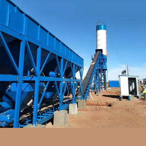 Planta Mezcladora de Concreto Hzs60 de 60m3/h Fabricada en China, Línea de Producción con Sistema de Control PLC Totalmente Automático - Product Image 1