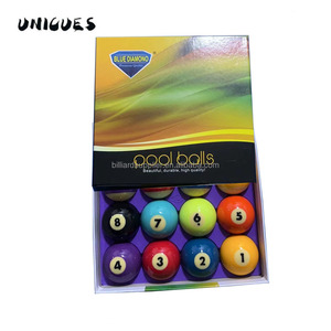 Fabrika doğrudan ucuz komple bir sınıf seti bilardo bilardo masası oyun topu 2-1/4 ''57mm havuz topu - Product Image 3