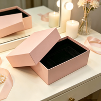 Boîte cadeau en papier de luxe avec couvercle, logo personnalisé, pour produits de vente au détail