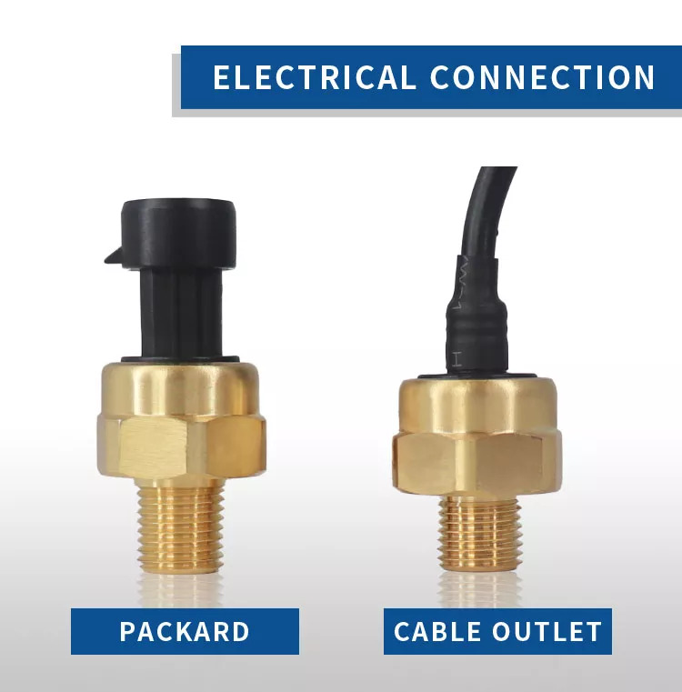 0.5-4.5V G1/4 1/4NPT Brass Pressure Sensor For HVAC/Air Compressor