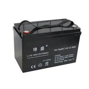 AGM Eco Friendly Lead-Acid Battery 12v 100ah 29.1KG Solar Energy Storage Battery Sealed Lead Acid Battery