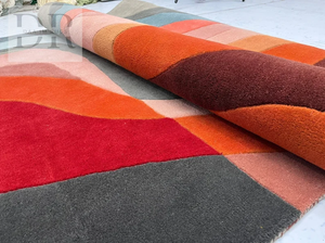 Handmade Hiện Đại Bóng Mờ 100% New Zealand Len Thảm Chất Lượng Cao Tay Tufted Khu Vực Thảm Cho Nhà Phòng Khách Cửa Cầu Nguyện - Product Image 4