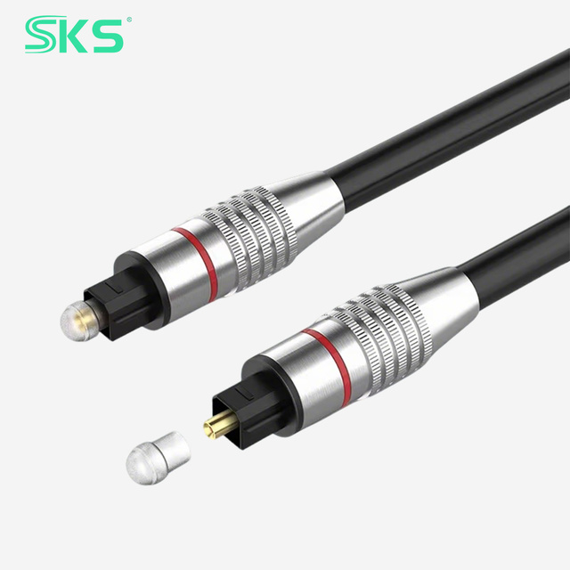 Premium TOSLINK Optical Audio Cable Gold-Plated Connector No Signal Loss EMI RFI Interference Free for Home Theater Soundbar