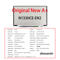 شاشة LCD أصلية جديدة مقاس 13.3 بوصة بدقة 1920*1080 EDP 30pins طراز LM133LF6L02 N133HCE EN2 GT3 LQ133M1JX20 B133HAN06.8 NE133FHM N56 E7A