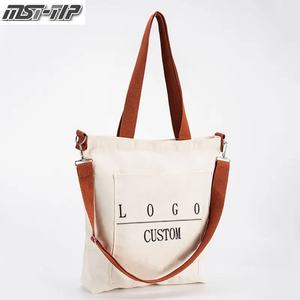 Sac fourre-tout en toile de coton imprimé directement de l'usine sacs-cadeaux promotionnels en noir et blanc avec logo personnalisé, style tendance pour un usage quotidien - Product Image 1