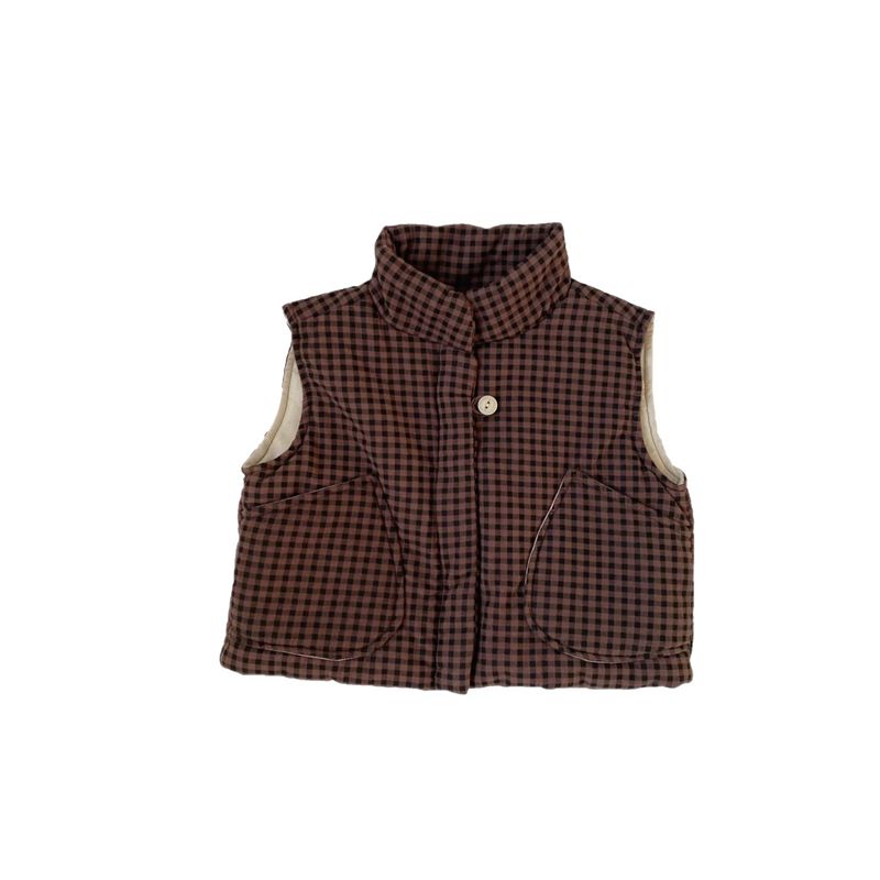 Kinder Vest Voor Jongens Solide Zacht Warm Donzen Vest Jack Meisjes Mouwloze Kinderen Wintervest Voor 1-6 Y