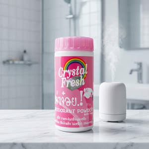 CRYSTAL FRESH Thailand (Bangkok) Herbal Unisex <b>Body</b> Deodorant <b>Powder</b> 22g (CP-022 Scent) ISO9001 ISO22716 OTOP Certified - Product Image 1