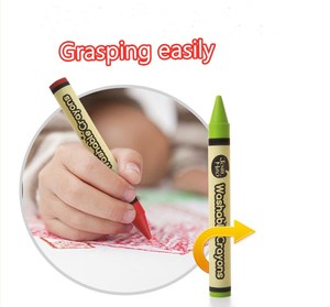 Materiale di sicurezza per le mani non sporco senza dissolvenza adatto per bambini di età superiore a 3 anni scarabocchi piccoli amici pastello colorato setoso - Product Image 2