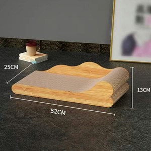 Rascador de gato de madera reciclable personalizado de Vietnam, cama de bambú, papel corrugado, rascador de gato, sofá de salón - Product Image 4