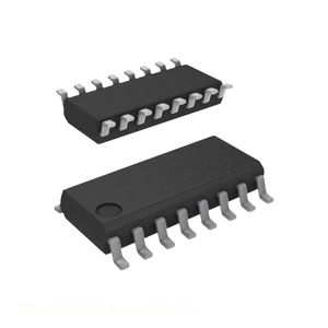 Le canal du fabricant EFM8BB50F4I-A-SOlC16 16 SOlC (largeur de 0.154 "3.90mm) a intégré des composants électroniques - Product Image 1