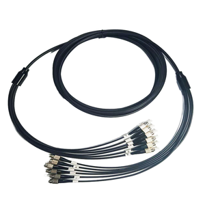 Оптический кабель-перемычка TPU в бронированной оплетке, одномодовый, 6-жильный, G657A1, для наружного применения, с коннектором <span class=keywords><strong>SC</strong></span> - Product Image 1