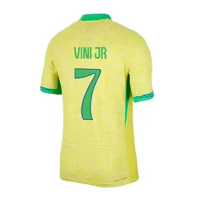 2024 2025 Camisas De Futebol VINI JR BRAZIL COPA AMERICA CASEMIRO NEYMAR JR Soccer Jersey National Football Shirt Men Kids Kit