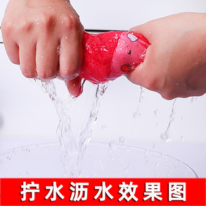 Jolie serviette de cuisine suspendue 30x40cm en polaire corail antimicrobienne à motif de dessin animé - Product Image 5