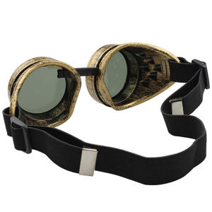 Haute qualité Halloween Vintage <span class=keywords><strong>Steampunk</strong></span> lunettes Goth lunettes pour Cosplay Costume cyclisme et moto lunettes - Product Image 2