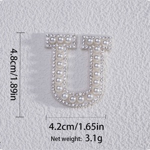 Écusson avec lettres personnalisées et paillettes, alphabet, autres accessoires de vêtement, fabricant en Chine - Product Image 6