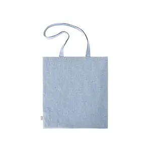 Bolsa de compras de algodón reciclado PLANET, merchandising sostenible - Product Image 3