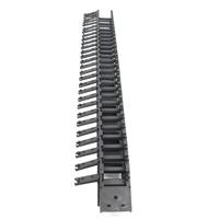 Chaîne porte-câbles en nylon plastique 10x20mm, type ouvert R18, pour imprimantes 3D et machines CNC, avec connecteurs d'extrémité inclus