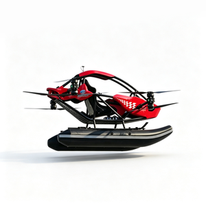 Nuevo Vehículo de Vuelo Vertical Ligero de Fibra de Carbono Roja con Asiento Individual, Piloto Automático, Alimentado por Batería, con Cámara 4K - Product Image 4