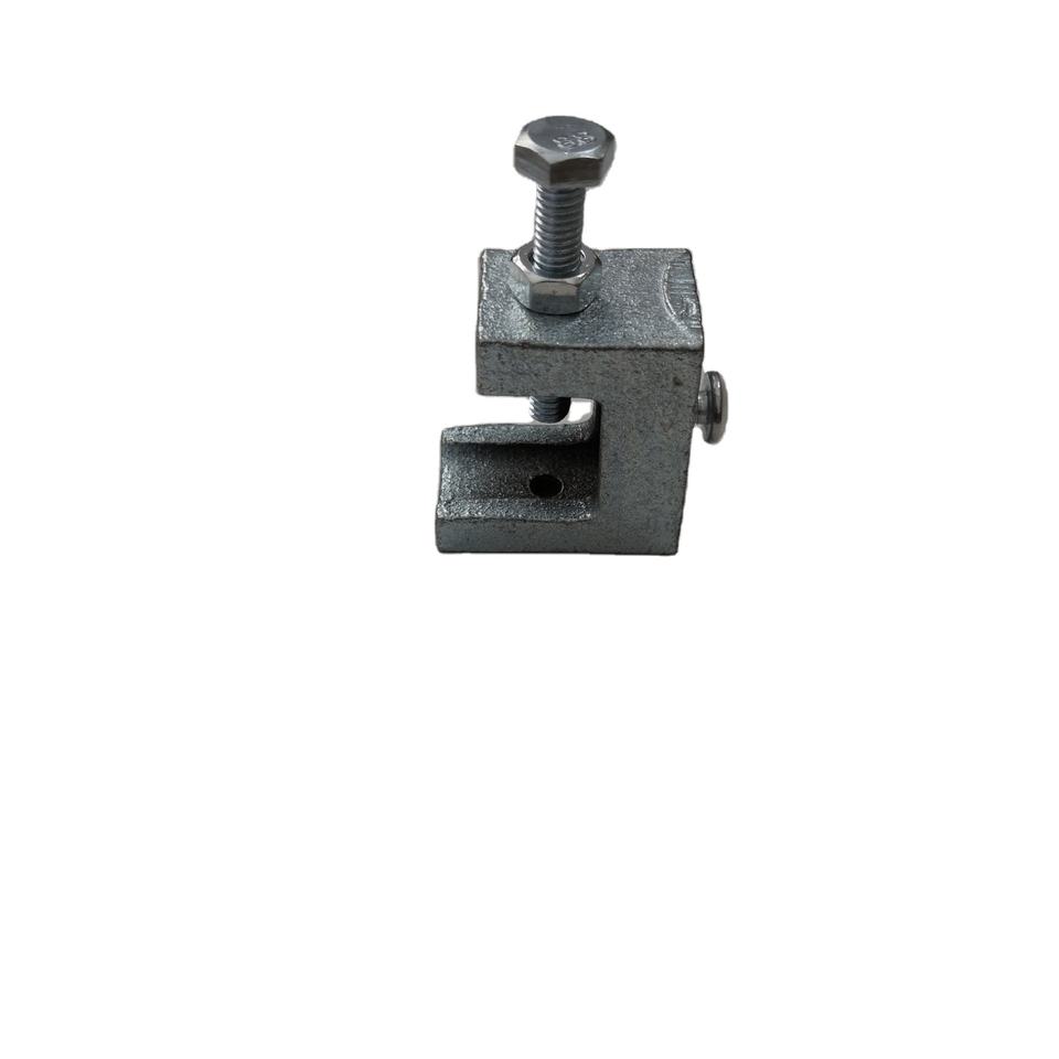Galvanized ductile iron screw beam clamp C-type pipe clamp fittings ...