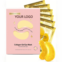 Masque pour les yeux en collagène PDRN 24k, hydratant, éclaircissant, anti-âge, éliminant les cernes, marque privée