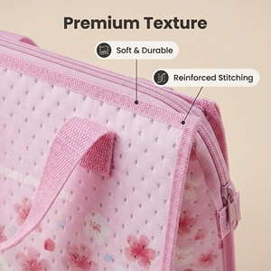 Bolsa Térmica Porta Alimentos de Gran Capacidad, Aislada, No Tejida, con Cierre de Cremallera y Logotipo Personalizado para Uso en Exteriores - Product Image 2