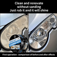 Pâte de restauration de phares de voiture X9 transfrontalière avec silice pour réparer le jaunissement et le voûtement, traitement sans polissage