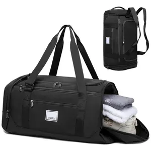 Fabricant personnalisé avec logo grand voyage étanche sport salle de sport sac de sport sac à dos avec compartiment à chaussures pour hommes femmes