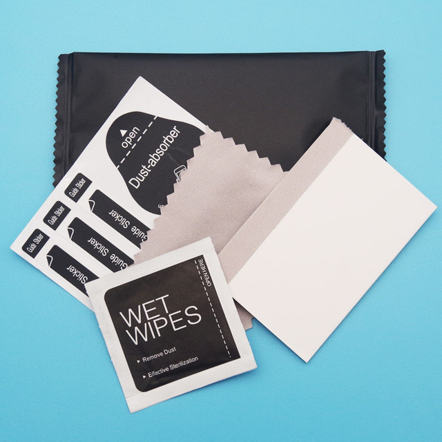 Quality Screen Protector Installation Cleaning Kit, Screen Protector Accessories, Easily Removes All Stains