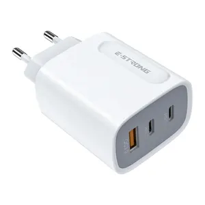 45W Quick Charge 3 Port USB Wall Charger Dual USB C Port+1 QC3.0 Mobile Phone Charger GaN Technology USB Adapter