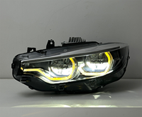 Faro LED Ikon Style V2 para BMW Serie 4 F32 F82 F83 M4, Doble Color 6000K, Nueva Actualización, Luz Alta/Baja, Luz Antiniebla, 12V