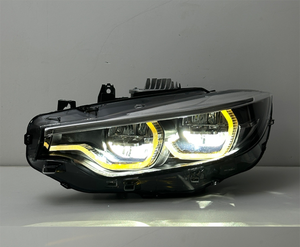 Faro <span class=keywords><strong>a</strong></span> LED Ikon Style V2 per <span class=keywords><strong>BMW</strong></span> Serie <span class=keywords><strong>4</strong></span> F32 F82 F83 M4 Bicolore 6000K Nuovo Aggiornamento Luce Abbagliante/Anabbagliante e Fendinebbia 12V - Product Image 5