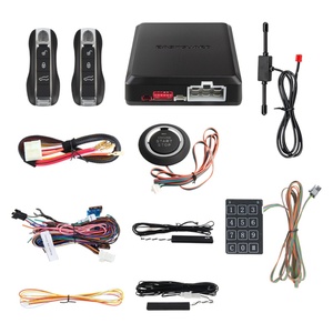 EASYGUARD EC002-PO Passive Keyless Lock Unlock Auto Alarm System Remote Engine Start Kit Keyless Entry System Ignition Start - Product Image 1