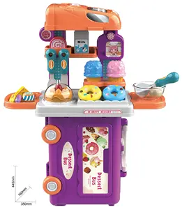 ITTL 3 in 1 dessert shop 29pcs plastic pretend kitchen play toy set for children