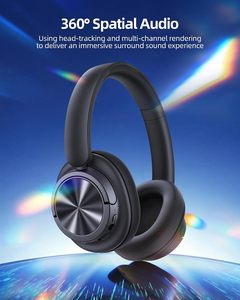 Auriculares Híbridos con Cancelación Activa de Ruido, Audio de Alta Resolución, Graves Profundos, Batería de 800 mAh, Larga Duración, Resistentes al Agua IPX-4 - Product Image 5